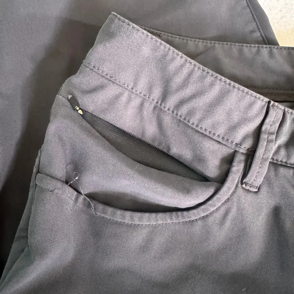 All In Motion Men’s 30x30 Navy Performance Pants Zippered Coin Pocket